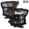 Spec-D Tuning 15-Up Ford F150 Euro Headlights Black 2LH-F15015JM-RS - alternate 1